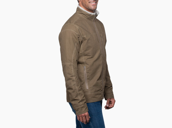 Burr Lined Jacket - KHAKI