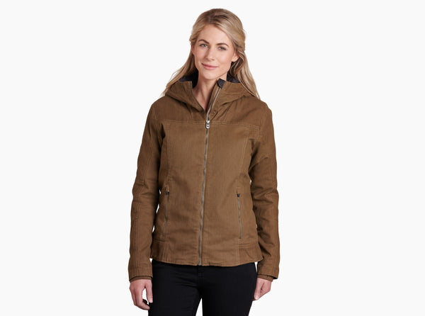 Chaqueta Mujer Law Hoody Lined DARK KHAKI